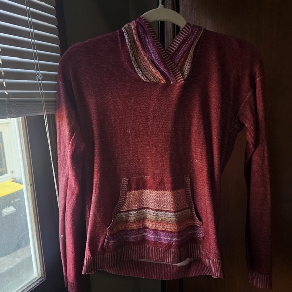 Unique Sweater with beautiful warm colors, size medium. - Picture 1 of 5